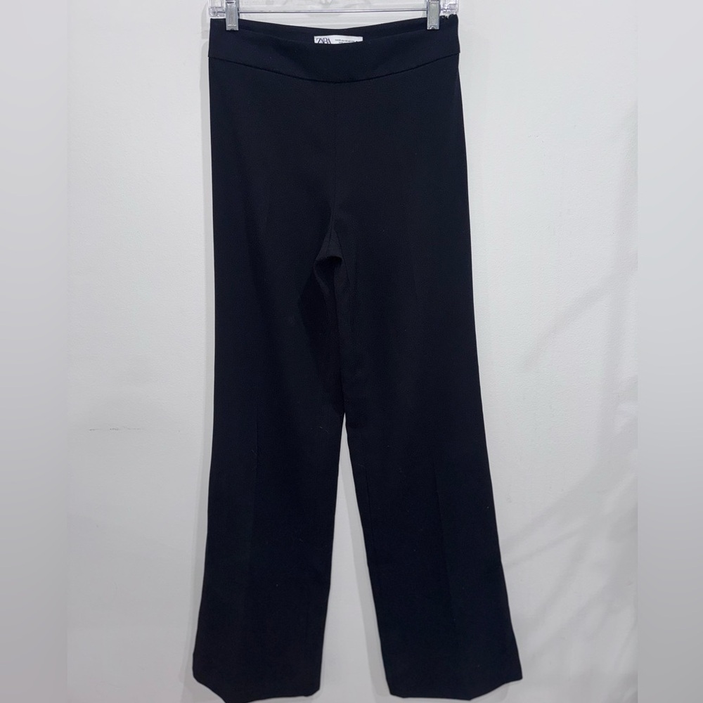 Zara Black Wide Leg Women's Pants Inseam 33” size XSMALL